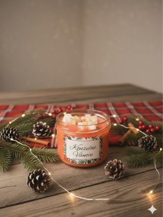 🕯️✨ Svíčka Kouzelné Vánoce od @milia_candles s vůní jablíčka a skořice je u nás skladem. Zapalte si ji a nechte svůj domov...